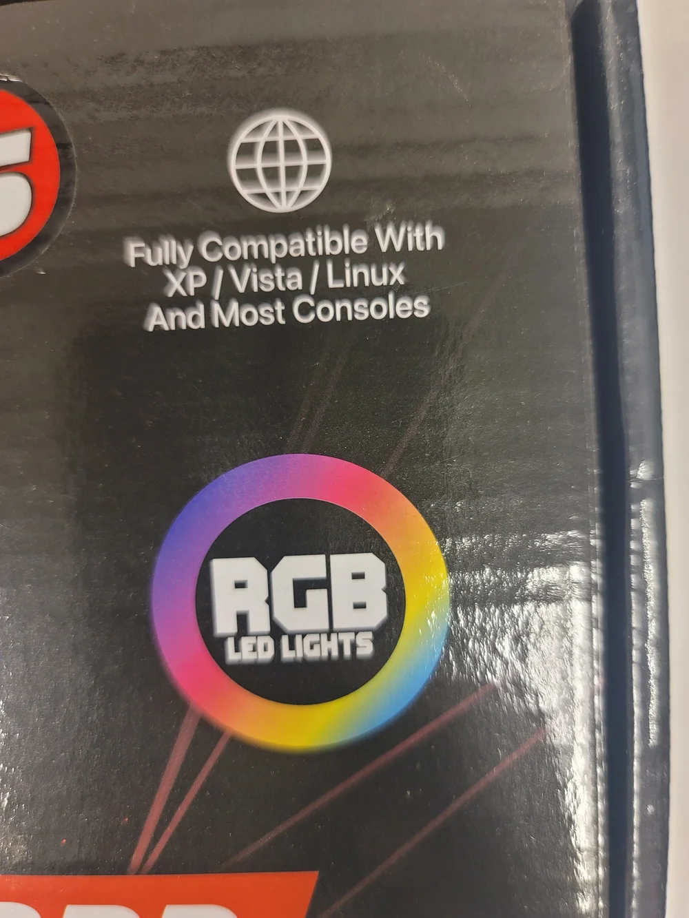 RGB Gaming Keyboard and Headset Combo - Black with Multicolor RGB